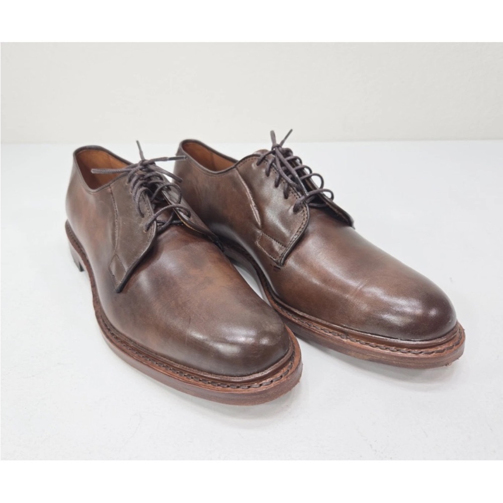 Allen Edmonds Leeds Oxford Dress Shoes Leather Made in USA Size 9C Narrow
